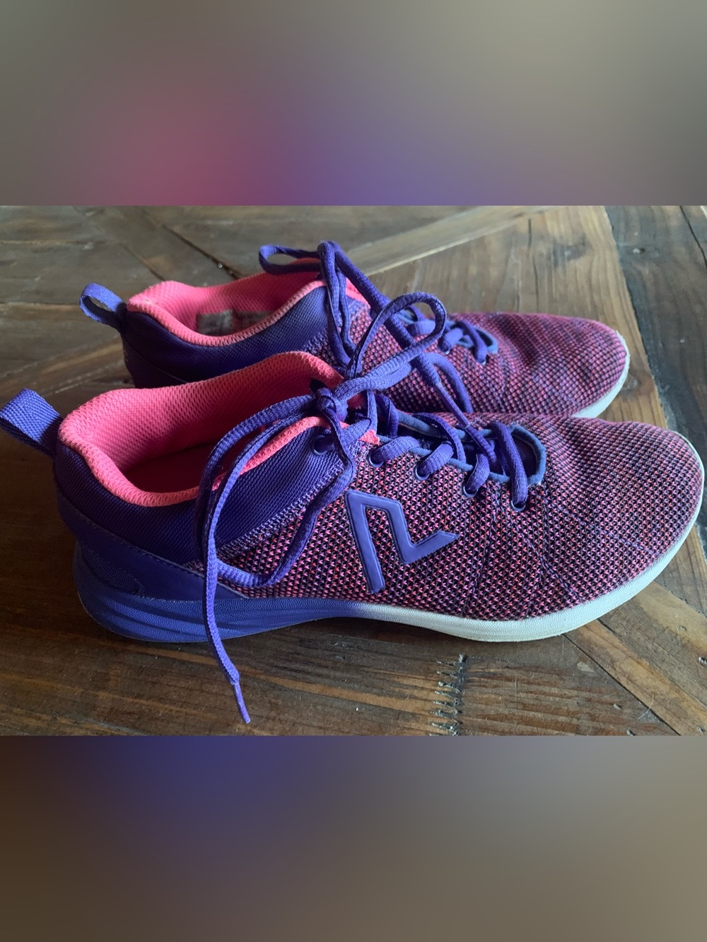 Vionic Sneakers Purple & Pink Women's  Athletic Shoes SZ 8